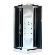 Душевая кабина Royal Bath RB90HP7-BT-CH (черное/прозрачное)